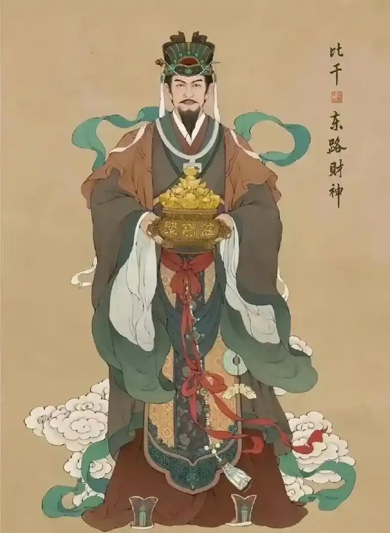 原来《封神》里的比干是财神
