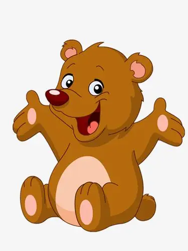 张开怀抱的小熊