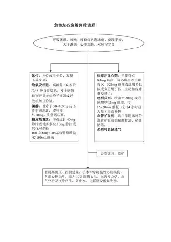 心衰的抢救流程