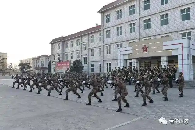 我校大二国防生赴中部战区某装甲师参观见习