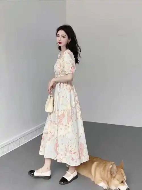 长款连衣裙搭配什么鞋子好看图片