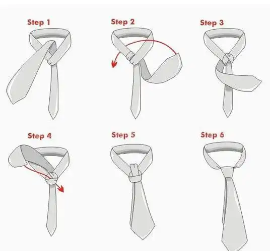【男士领带打法一】图片