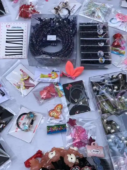 义乌一元发饰批发 一元模式头绳皮筋货源价格 – 义乌地摊网