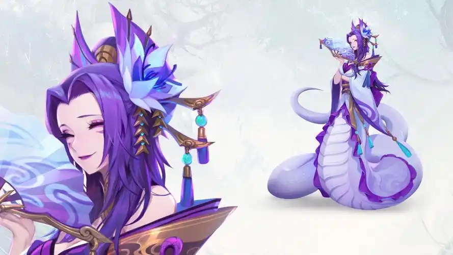 lol灵魂莲华蛇女同人 - 米画师