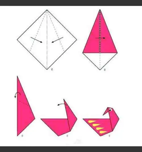 折纸 小鸭