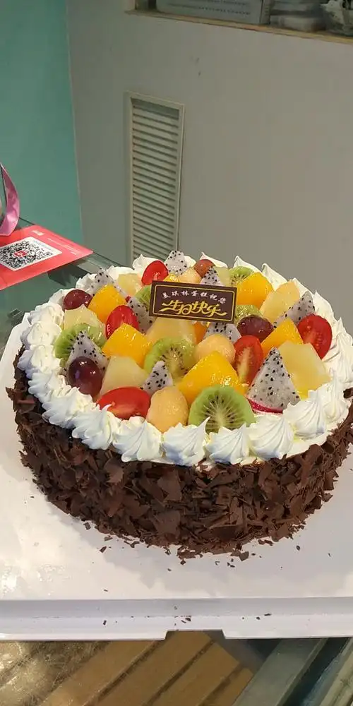 巧克力欧式水果蛋糕