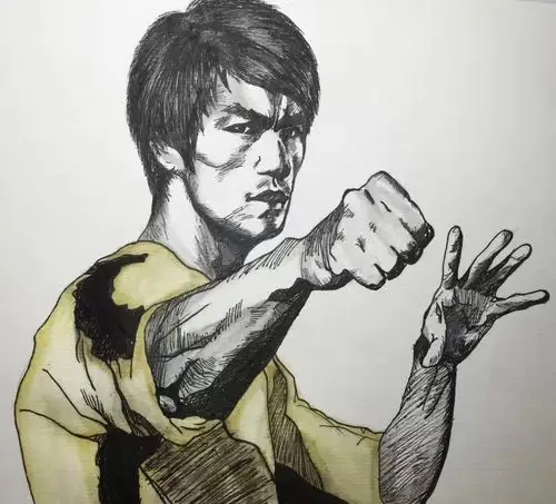 四十五周年临摹李小龙