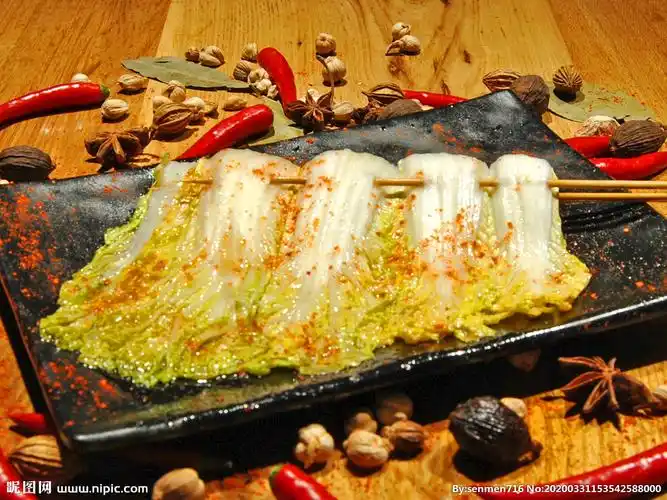 烧烤娃娃菜图片