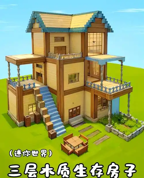 92迷你世界三层木屋建造记
