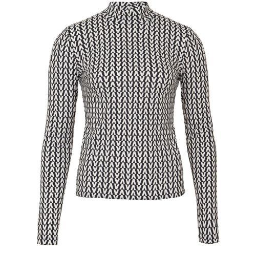 【包邮包税】 valentino华伦天奴 21年春夏 女士 长袖t恤 高领上衣 va