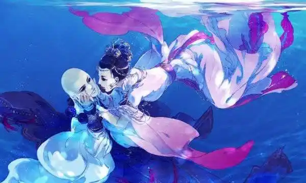 求唯美的古风伤感的男女分离朝相反方向走或者一个人默默注视另一个