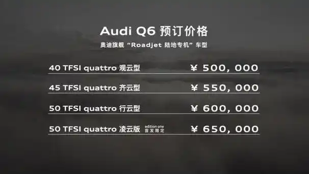 奥迪q6这是造了个什么玩意