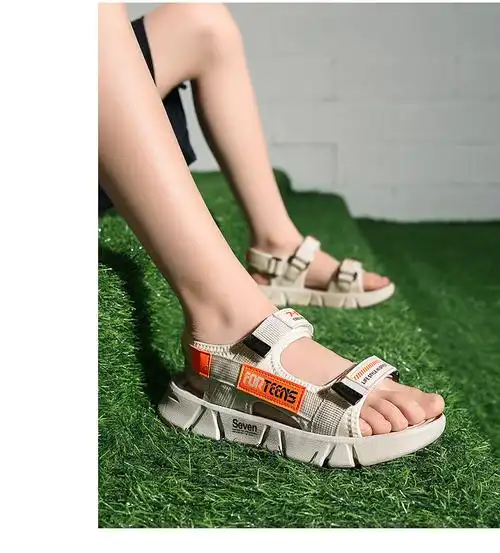 清仓七波辉男童凉鞋2021新款童鞋中大沙滩帅气凉鞋