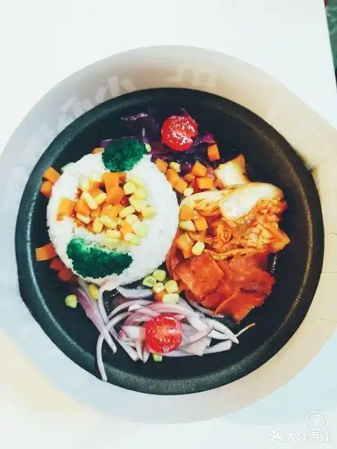 泡菜培根铁板饭图片