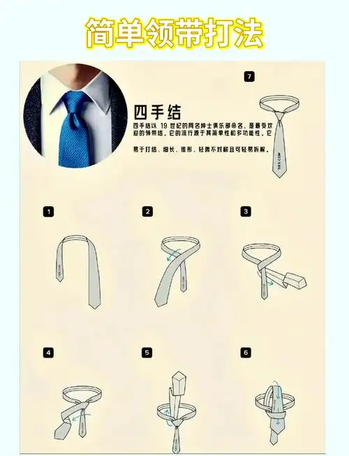 5种简单正式领带打法,轻松搞定!