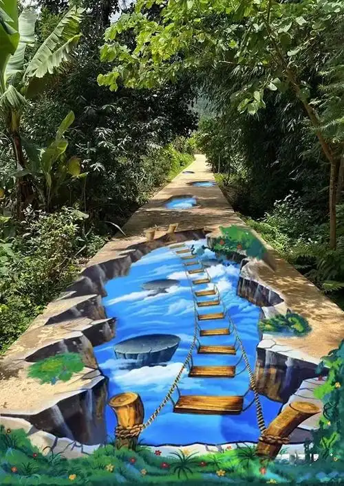 云南沧源3d彩绘为乡村振兴添彩4