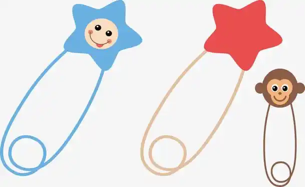 手绘/卡通 卡通元素 > 曲别针png矢量素材 收藏 [声明] 觅元素所有