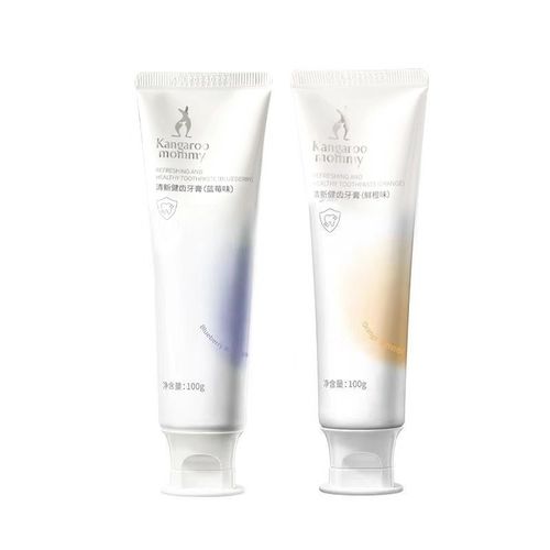 袋鼠妈妈孕妇牙膏呵护牙龈清新护齿孕期产后防孕吐妈妈哺乳期牙膏