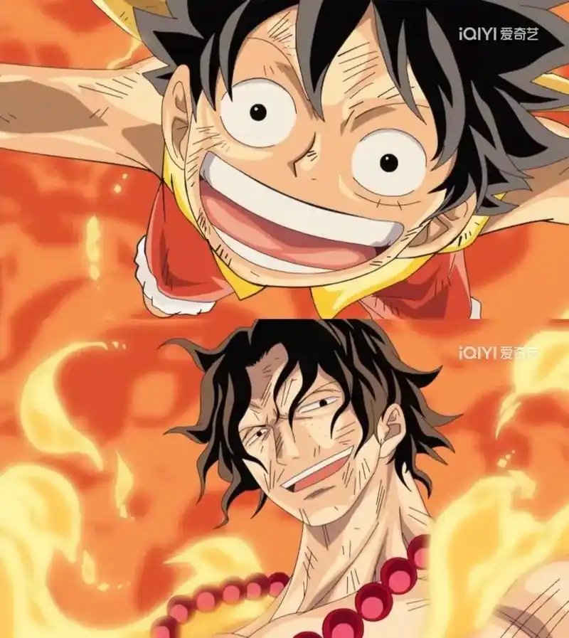 一个时代结束了 最好的白胡子老爹和火拳艾斯 艾斯与大哥那张  - 抖音