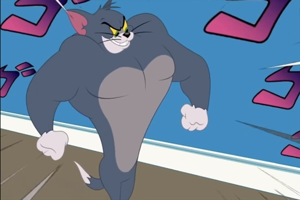 "当《猫和老鼠》jojo化"上热搜!数千万网友表达:太热血了_汤姆