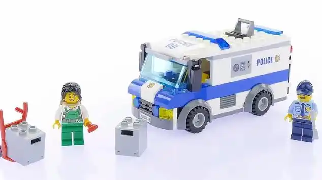 乐高积木lego60142城市系列抢劫运钞车