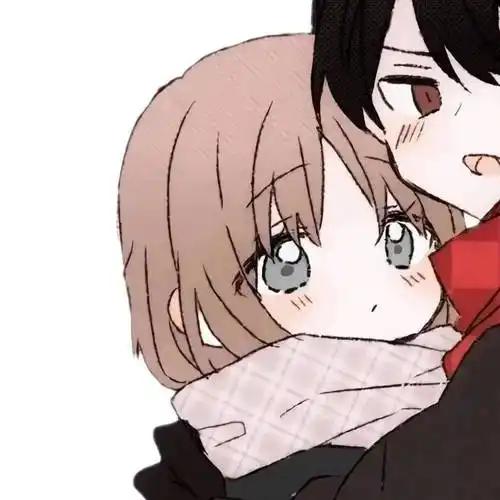 温柔宠溺系动漫情侣头像