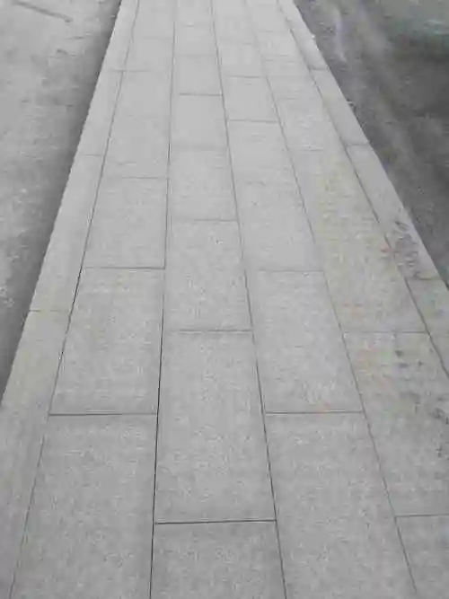 山东滨州邹平路边大理石铺贴广场