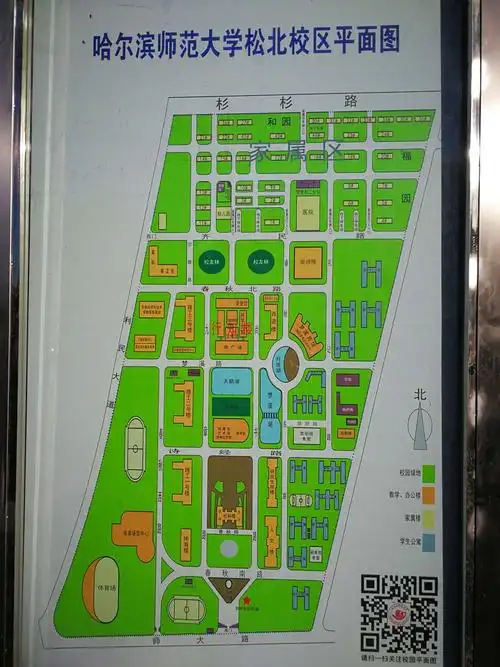 这是学校平面图.