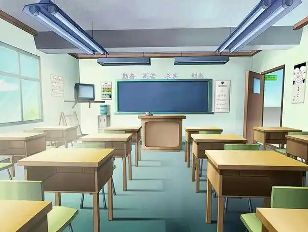 教室场景简笔画 教室场景简笔画图片