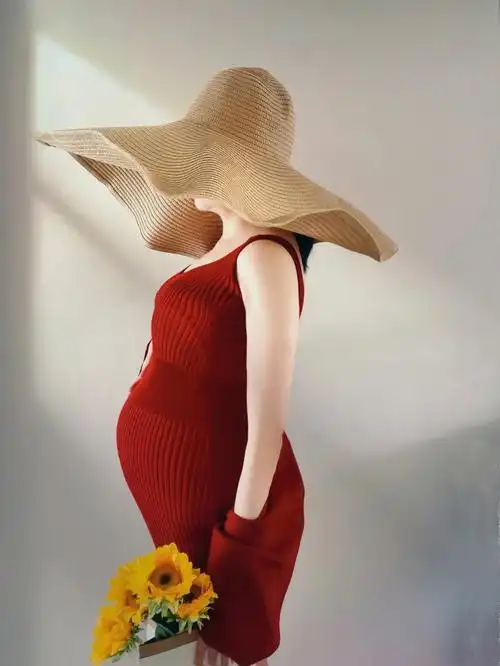 自己在家拍孕妇照