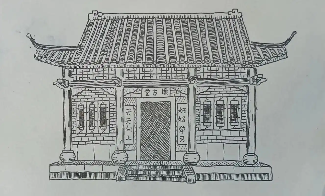 人民公园简笔画 - 抖音