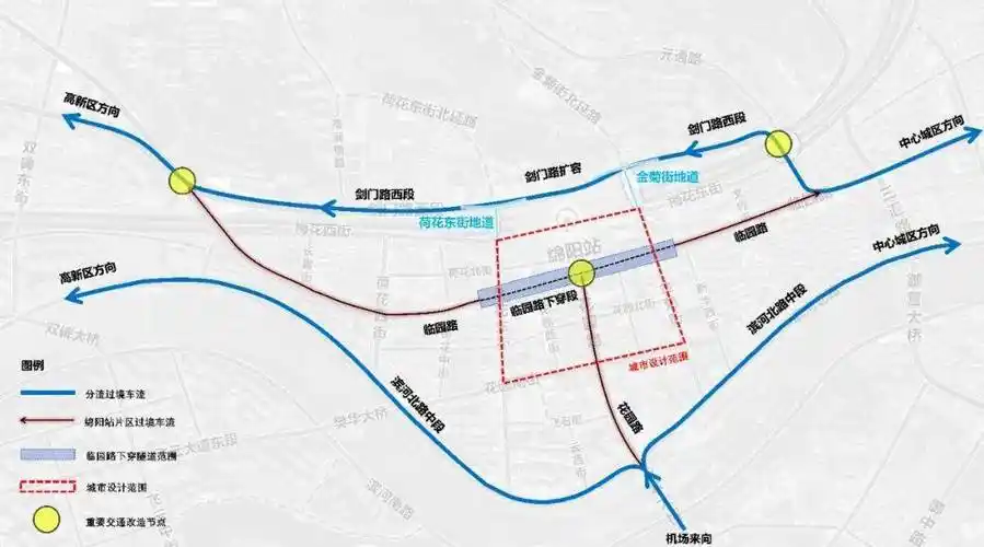 绵阳火车站片区规划设计方案!