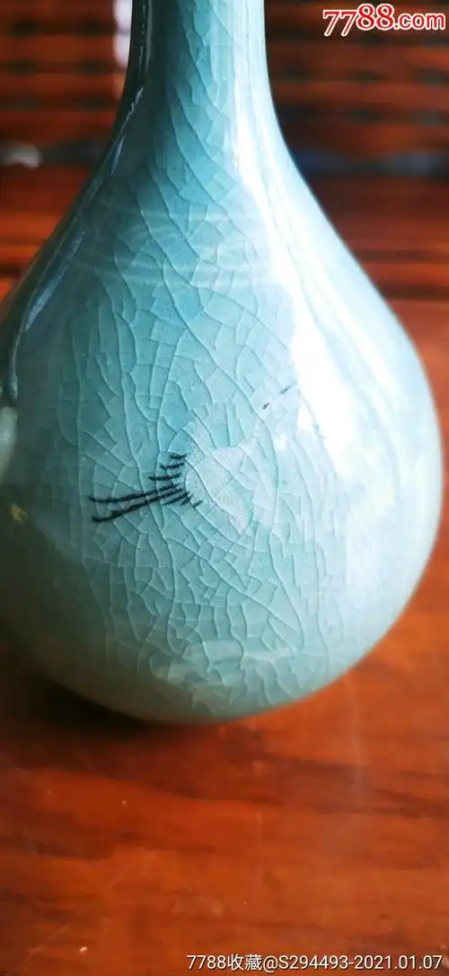 回流花瓶开片_青花瓷_第4张_7788玉器收藏