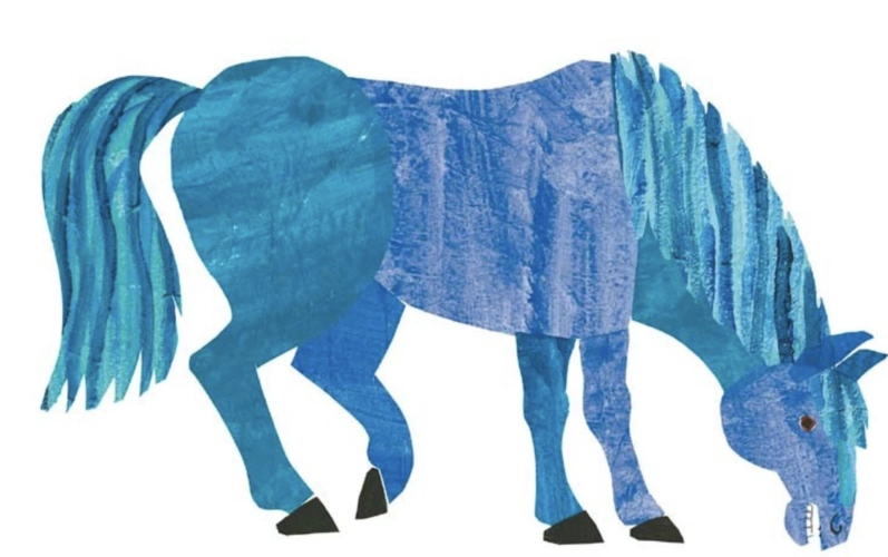 blue horse blue horsewhat do you see?