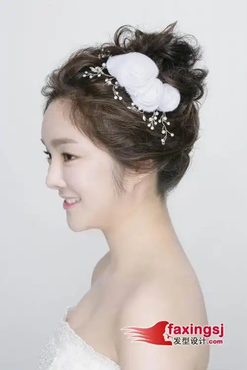 新娘盘头方法(4)