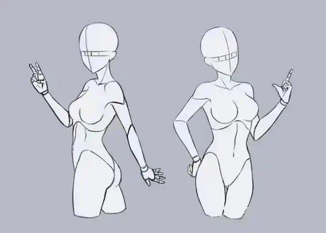 动漫女性动态素材-画帮帮