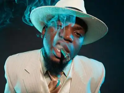 百色老大黑色美国黑手党黑帮老大照片