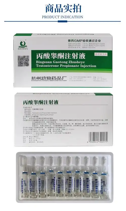 丙酸睾酮注射液 兽药兽用猪牛羊犬猫兔猫咪狗狗用品1ml:25mg*10支
