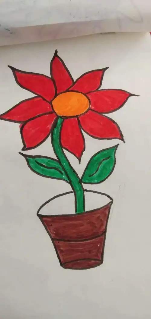 类型的简笔画老师们的作品主题鲜明突出构图饱满线条流畅色彩鲜艳