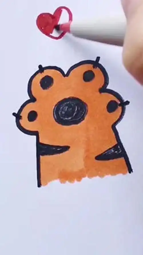 简笔画 #儿童简笔画 #老虎#过年