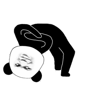 骚里骚气的熊猫人动态表情包