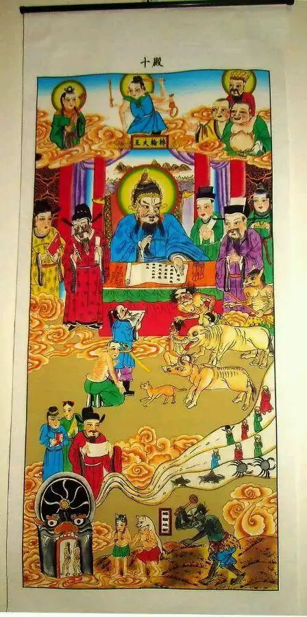 10殿阎王简笔画 简笔画图片大全-普车都