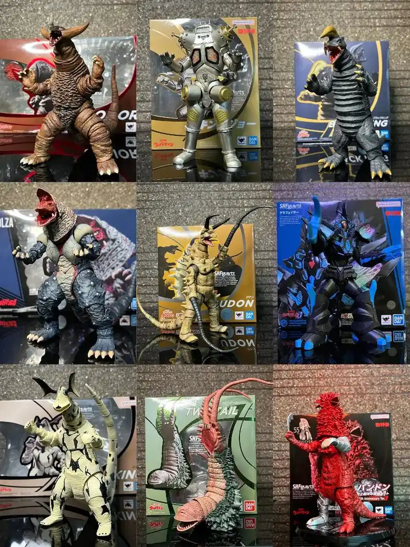 奥特曼shf 怪兽系列大全.快来看看有没有你喜欢的怪兽#模型 - 抖音