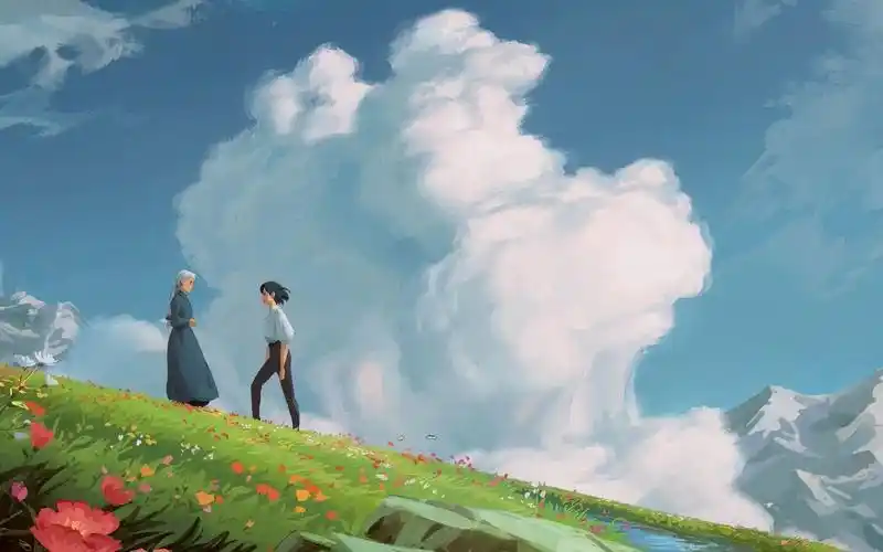 [wallpaper engine] [4k] 哈尔和苏菲 - 斗丨dous动态壁纸工坊_哔哩