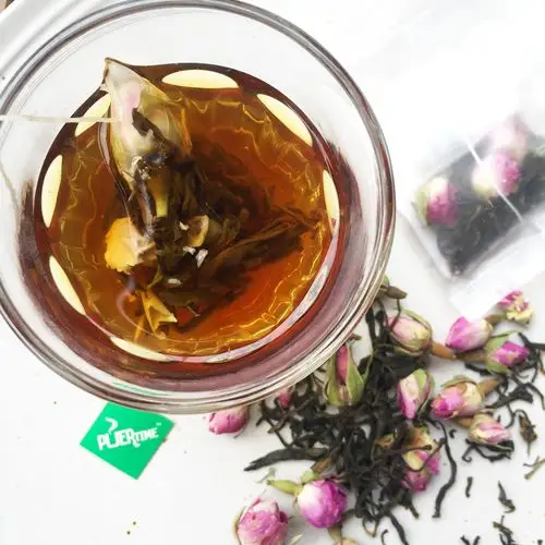 玫瑰红茶茶包泡水喝的花茶组合特级纯天然花草茶玫瑰花茶袋泡茶叶