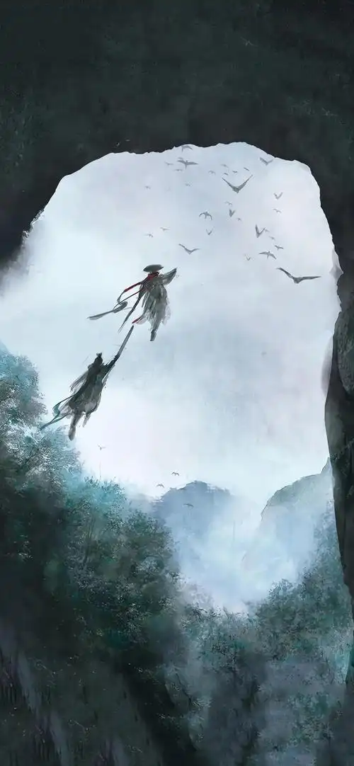 手机壁纸超级好看的水墨画壁纸我欲乘风归去