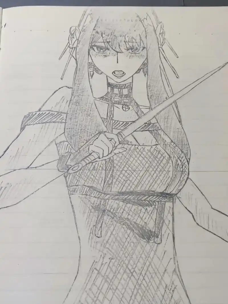 #间谍过家家 #约尔福杰 #简笔画 #隔离生活 #放暑假 # - 抖音