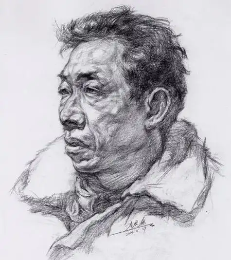 素描头像的结构画法 简单易学头像结构素描画法教学