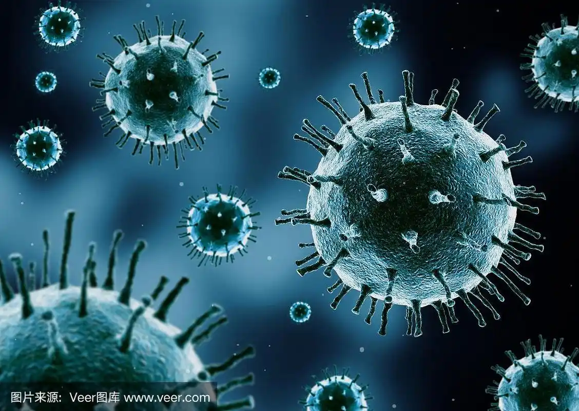 病毒或细菌3d插图