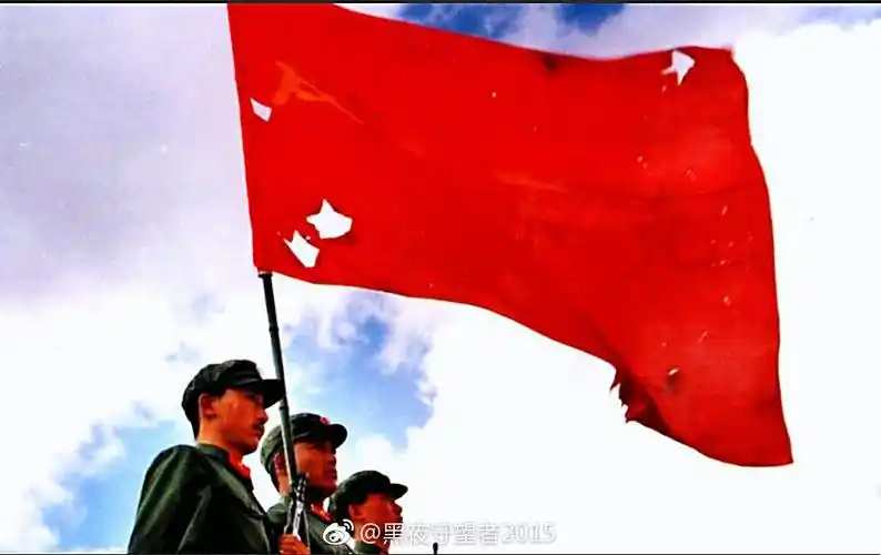 血染的红旗,胜利的旗帜